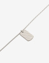 Cadena Corta con Dije Metal Cadena Con Dije Acero Men´s Collection - Plateado