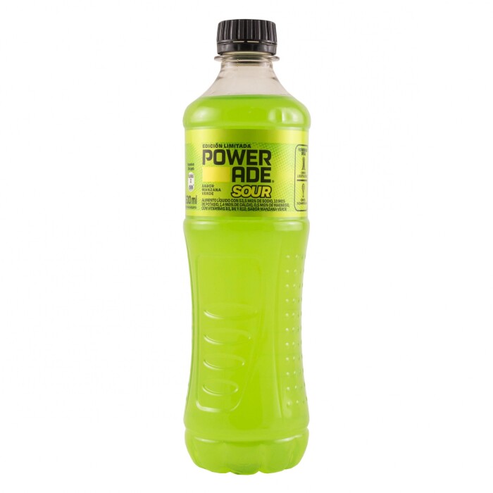 POWERADE SOUR MANZANA VERDE X 500ML única