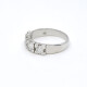 Anillo Antiguo Medio Sin Fin En Oro Blanco 18 K Y Brillantes Anillo Antiguo Medio Sin Fin En Oro Blanco 18 K Y Brillantes