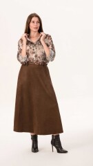 Falda Roma chocolate