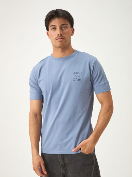 REMERA ATHLETIC AZUL PIEDRA
