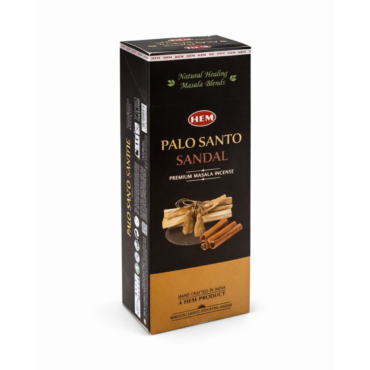 INCIENSO HEM MASALA HEXAGONAL X6 - Palo Santo/sandalo 