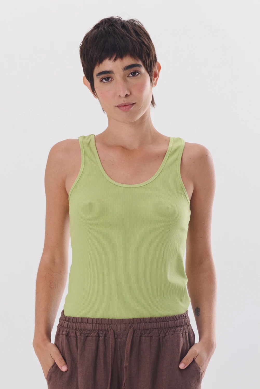 MUSCULOSA LINA verde 3