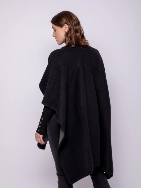 PONCHO ALLIE RISSO NEGRO