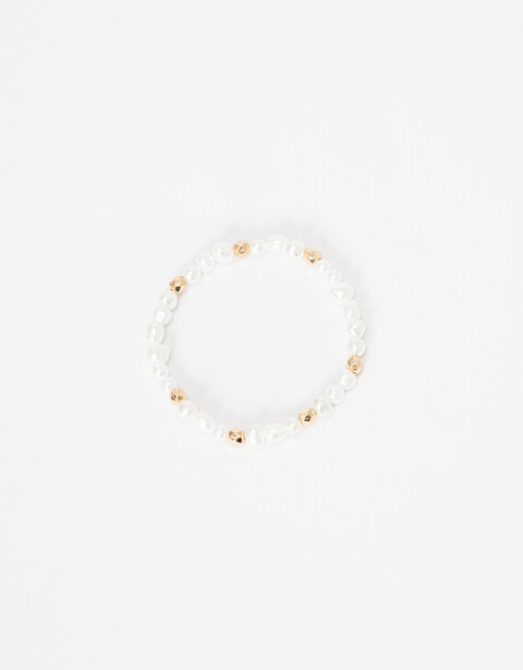 Pulseras Elásticas Perlas Pulsera Elástica Impulso - Combinacion Bicolor