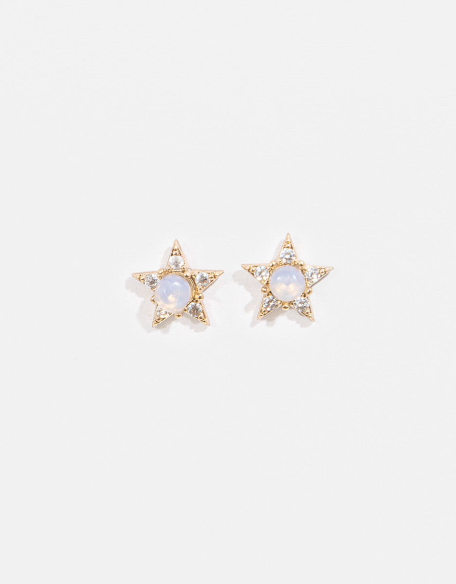 Aros De Estrella Con Cubic 