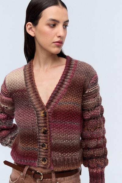 Cardigan Sinfonía Bordo