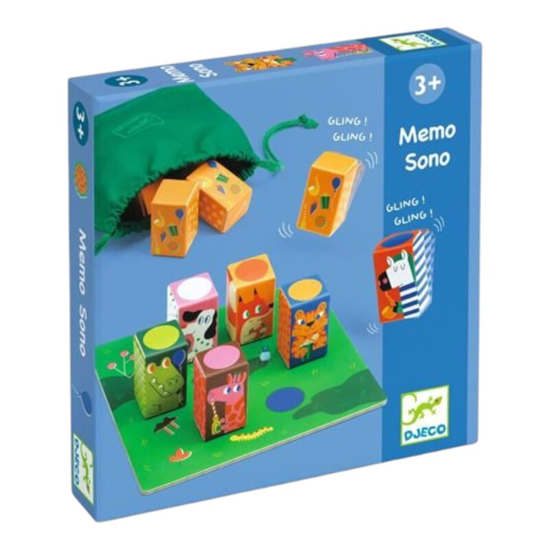 Juego De Caja Memo Sono +3 Djeco Juego De Caja Memo Sono +3 Djeco