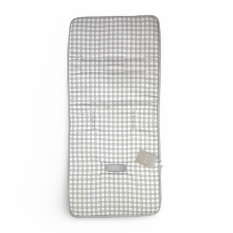 Colchoncito protector de coche Vichy Gris