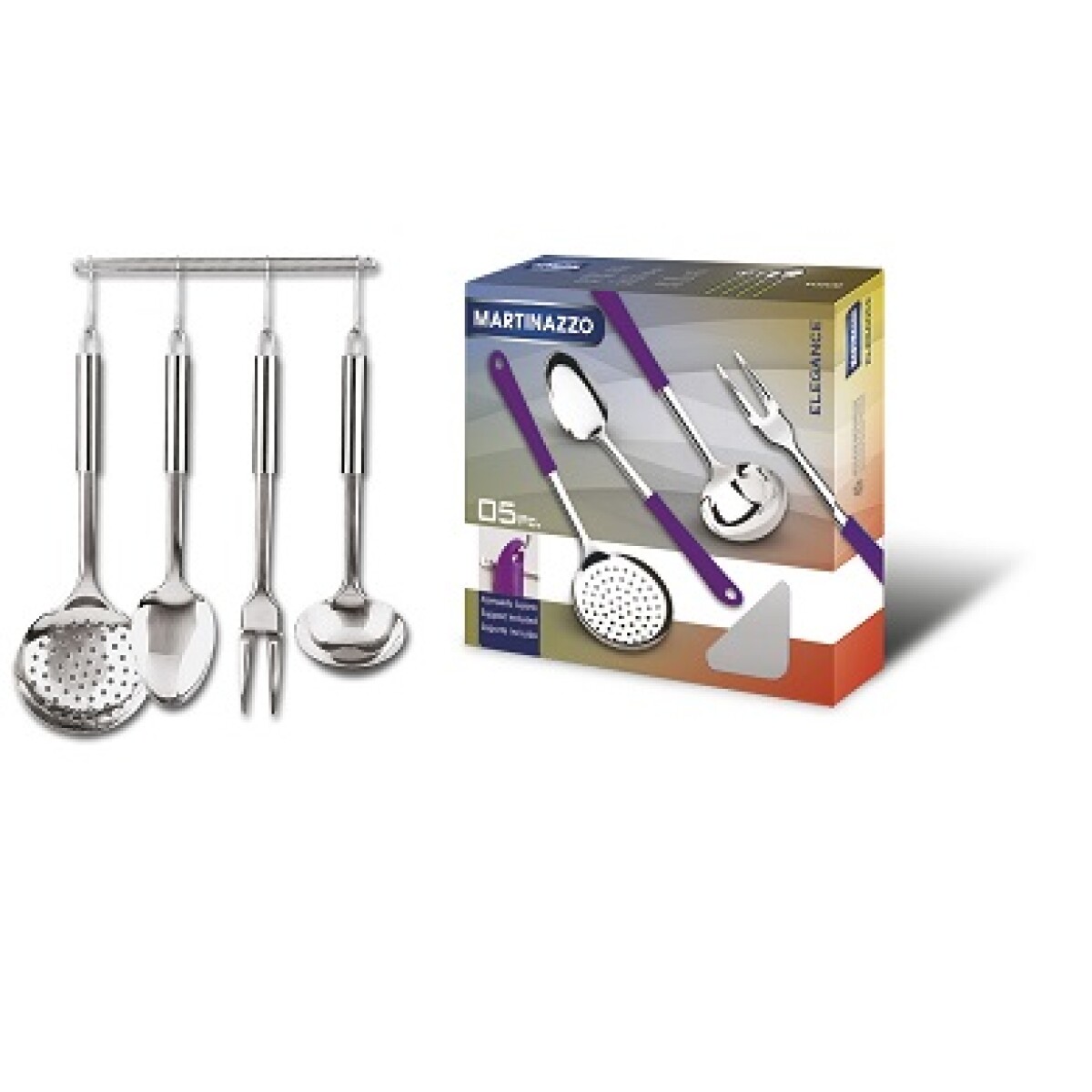 Jgo Menage Acero Inox 4 pzas 