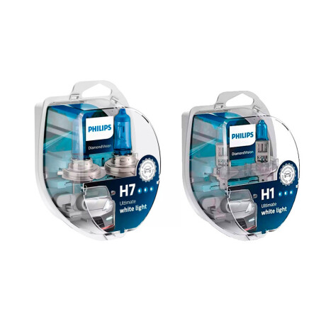 LAMPARA COMBO PACK lámpara H1 + H7 PHILIPS DIAMOND VISION LAMPARA COMBO PACK lámpara H1 + H7 PHILIPS DIAMOND VISION