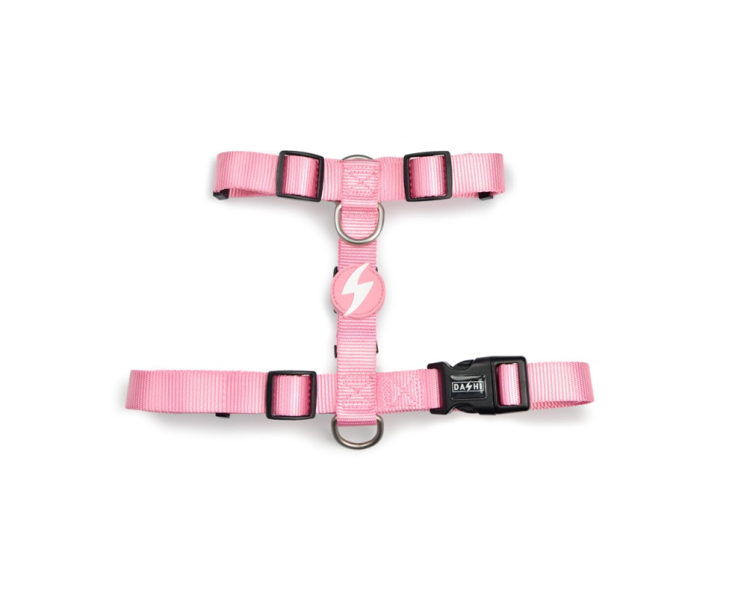 DASHI SOLID BABY PINK BACK HARNESS SMALL 