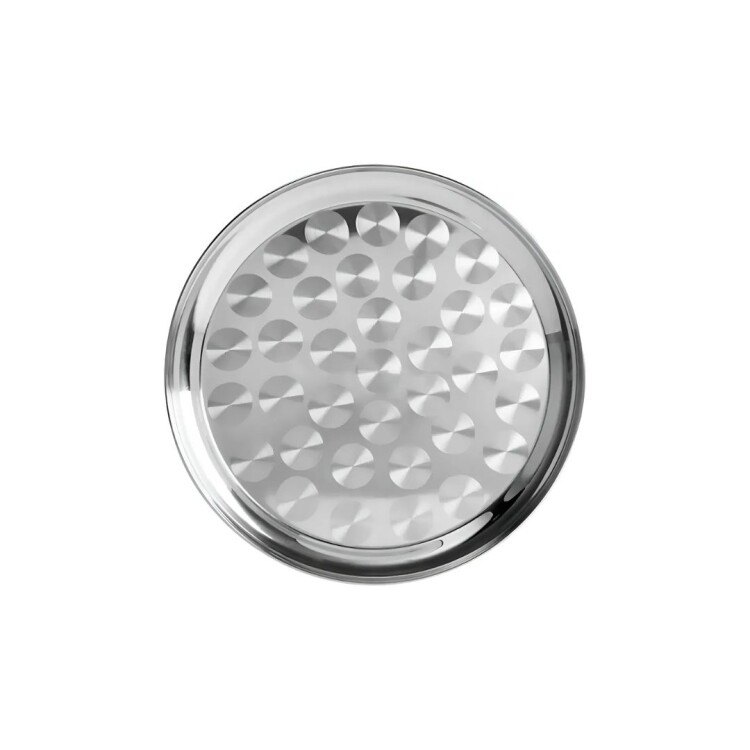 BANDEJA REDONDA ACERO INOXIDABLE 40CM BANDEJA REDONDA ACERO INOXIDABLE 40CM