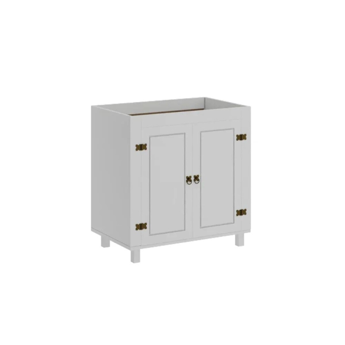 Bajo Mesada 2 Puertas 80cm Nevada SMGB 