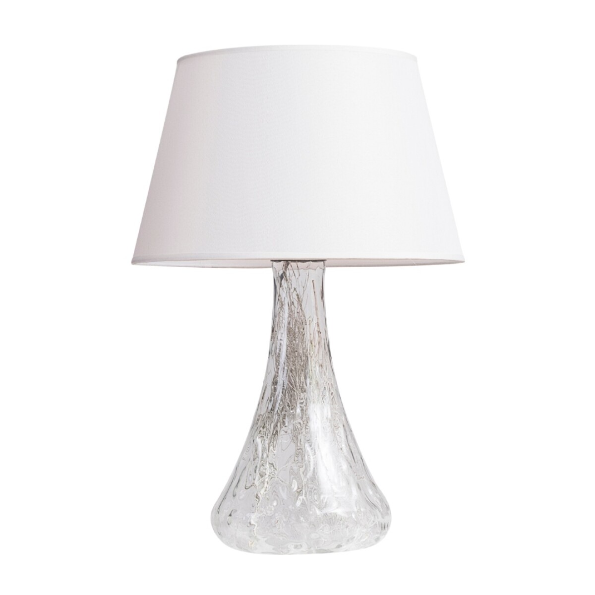 VELADOR VETRO ISA CONICO E27 CUPULA BLANCA 