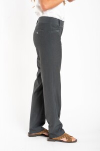 Pantalón Bengalina P.fina Línea Ej Gris Melange