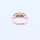 Anillo oro 18k 2 tonos con brillantes y diamantes. Anillo oro 18k 2 tonos con brillantes y diamantes.