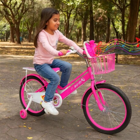 Bicicleta infantil Butterfly Rodado 20 Fucsia