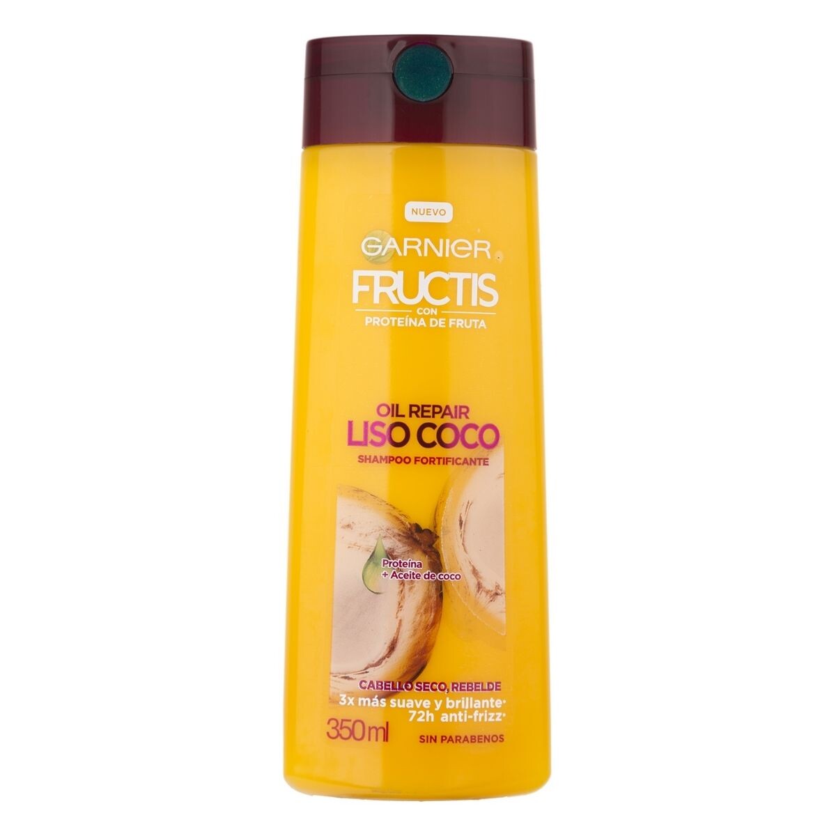 Shampoo Garnier Fructis Oil Repair Liso Coco - 350 ML 