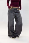 Jean wide rigido Gris