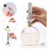 Mini Botella Atomizadora De Perfume Portátil Recargable X2 Variante Color Plateado