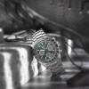 Reloj Seiko Prospex Speedtimer SSC933P1 para hombre con correa de acero Verde