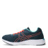 Championes de Mujer Asics Gel Kamo Azul Piedra - Rojo Cereza