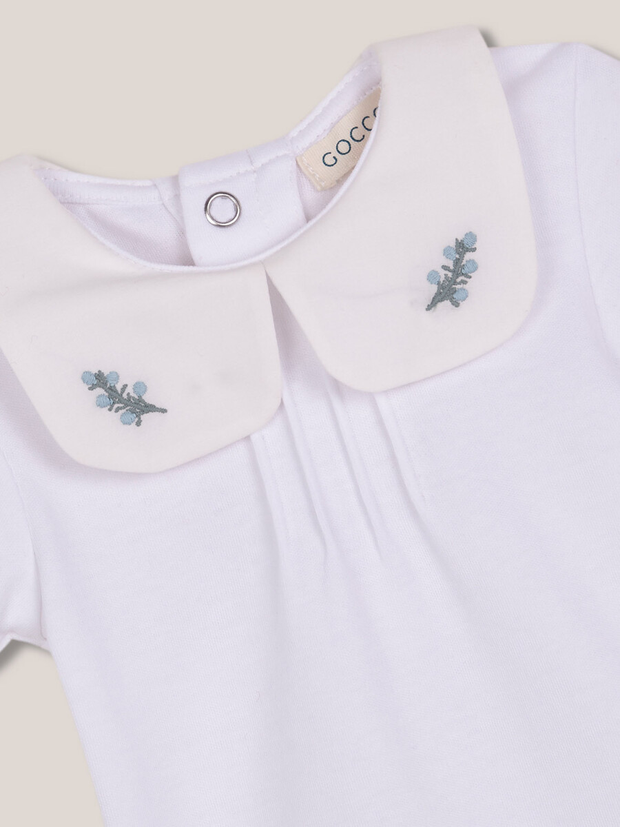 Body Con Cuello Marinero Blanco
