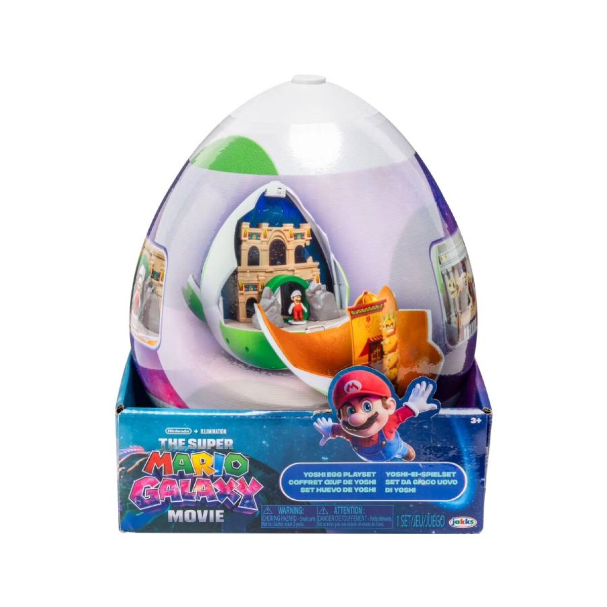 Figura The Super Mario Galaxy Movie - Yoshi Egg Playset 