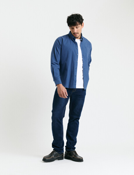 012639 CAMISA HARRY Azul Piedra