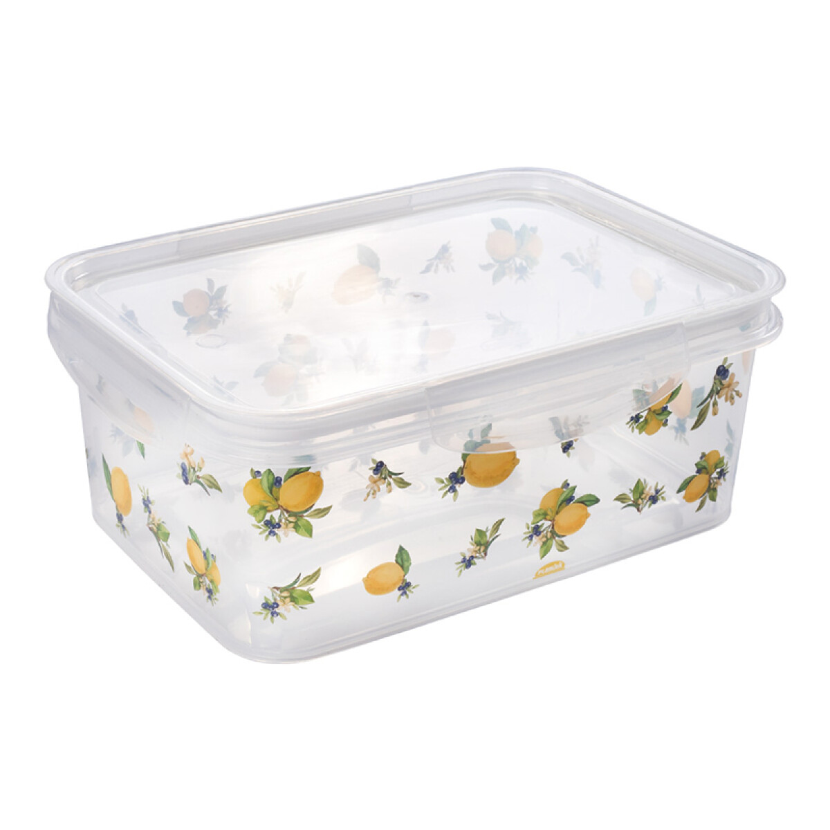 Pote Rectangular con Traba Limón 2,6 Lts 