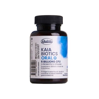 Oral probiotico x30 tabletas masticables Kaia Biotics Oral Probiotico X30 Tab Kaia