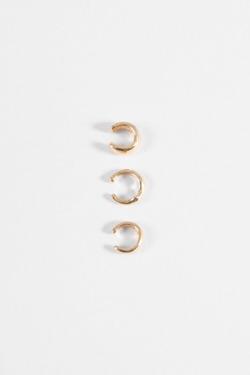 Set de 3 earcuff dorado