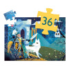 Puzzle Silueta Caballero Luna Llena Djeco Puzzle Silueta Caballero Luna Llena Djeco