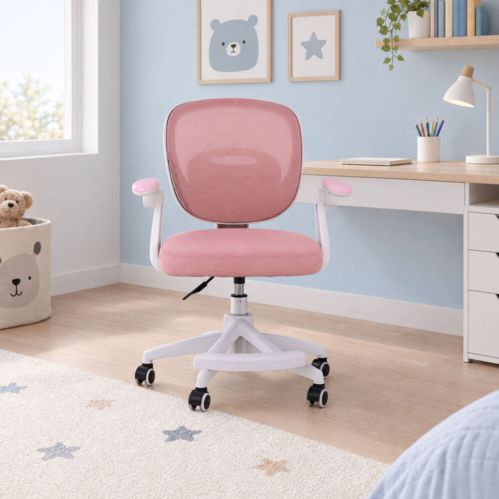 SILLA ESCRITORIO KIDS POLIPROPILENO ROSA SUN