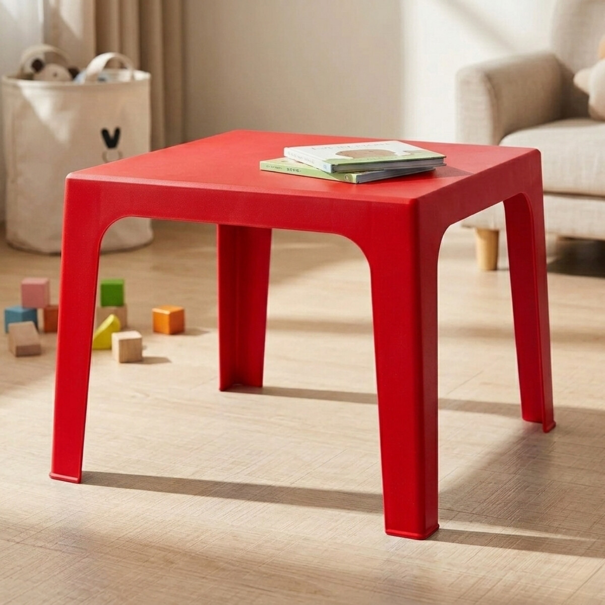 Mesa infantil 54x54x46 cm - ROJO 