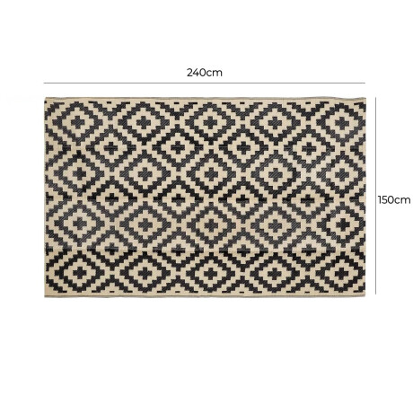 Alfombra Impermeable Patio Exterior Mosaico 150x240 M1