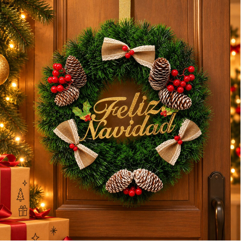 Corona Feliz Navidad Corona Feliz Navidad