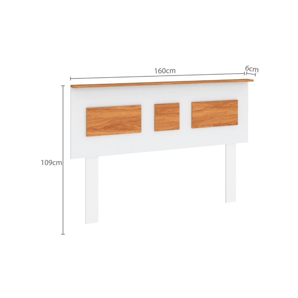 RESPALDO QUEEN/2 PLAZAS BLANCO