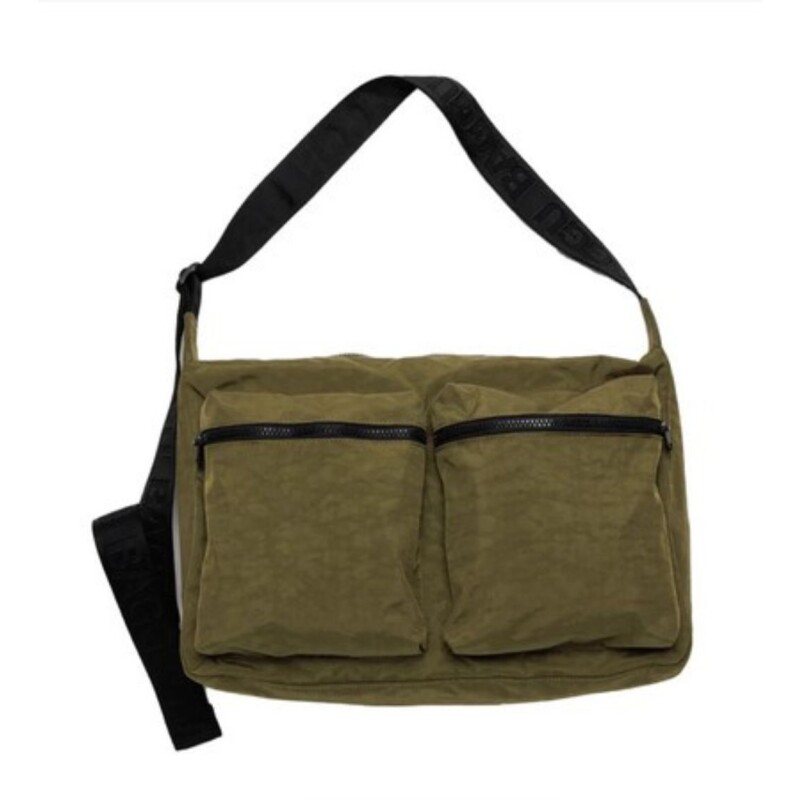 CARBAG-L Cartera Morral Nylon Bolsillos Al Frente Tipo Cargo Baggu - Seaweed
