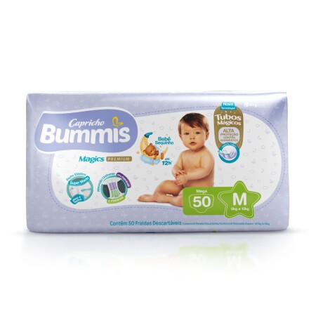 Pañales Capricho Bummis M x 50 unidades