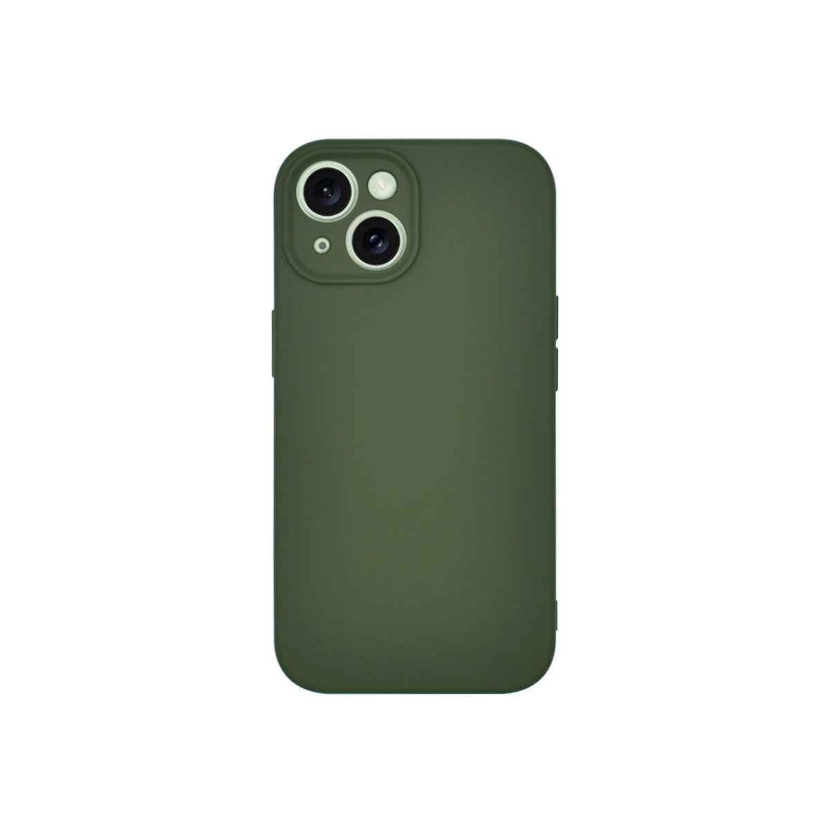 Protector iPhone 15 engomado color verde 