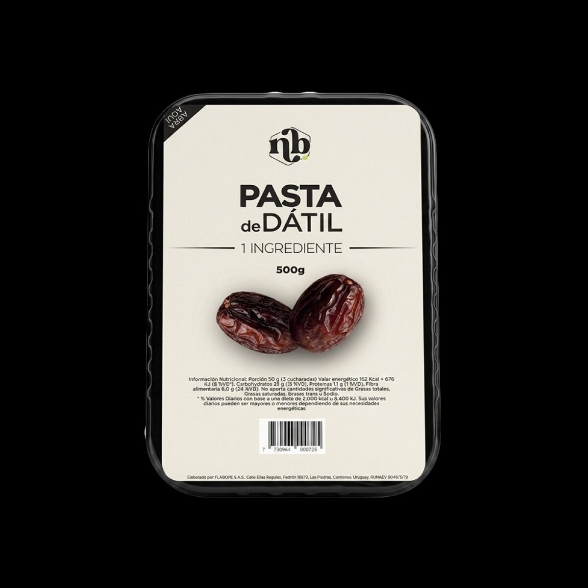 Pasta de Dátil 500g Natural Bars 