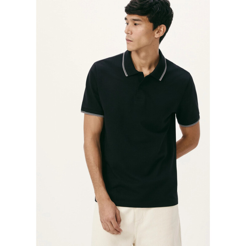 CAMISA POLO MM MASC PRETO