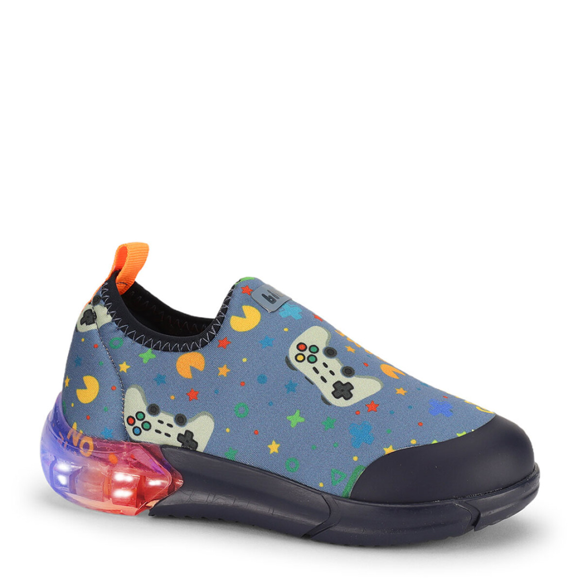 Championes de Niño Bibi Space Luces - Azul Jean 