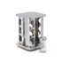 Especiero Giratorio 12 Frascos Vidrio Para Condimentos Cocina Acero Inoxidable Imback Especiero Giratorio 12 Frascos Vidrio Para Condimentos Cocina Acero Inoxidable Imback