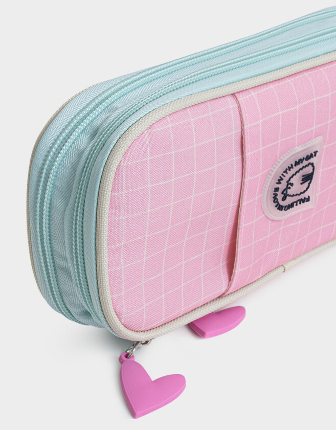 Cartucheras Estampados Cartuchera Estampada - Rosa Claro