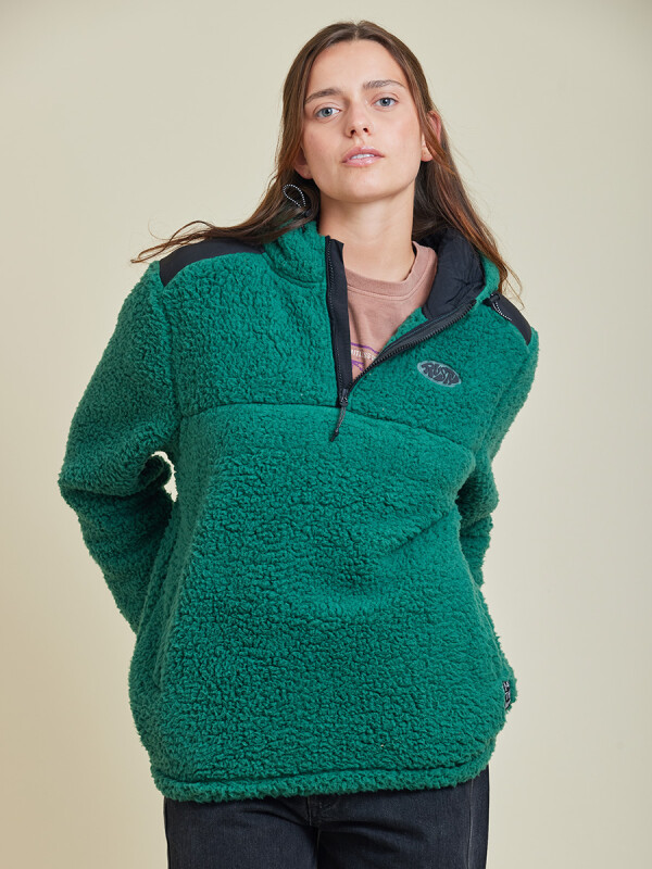 CANGURO S/C ELLES ( SHERPA ) RUSTY Verde