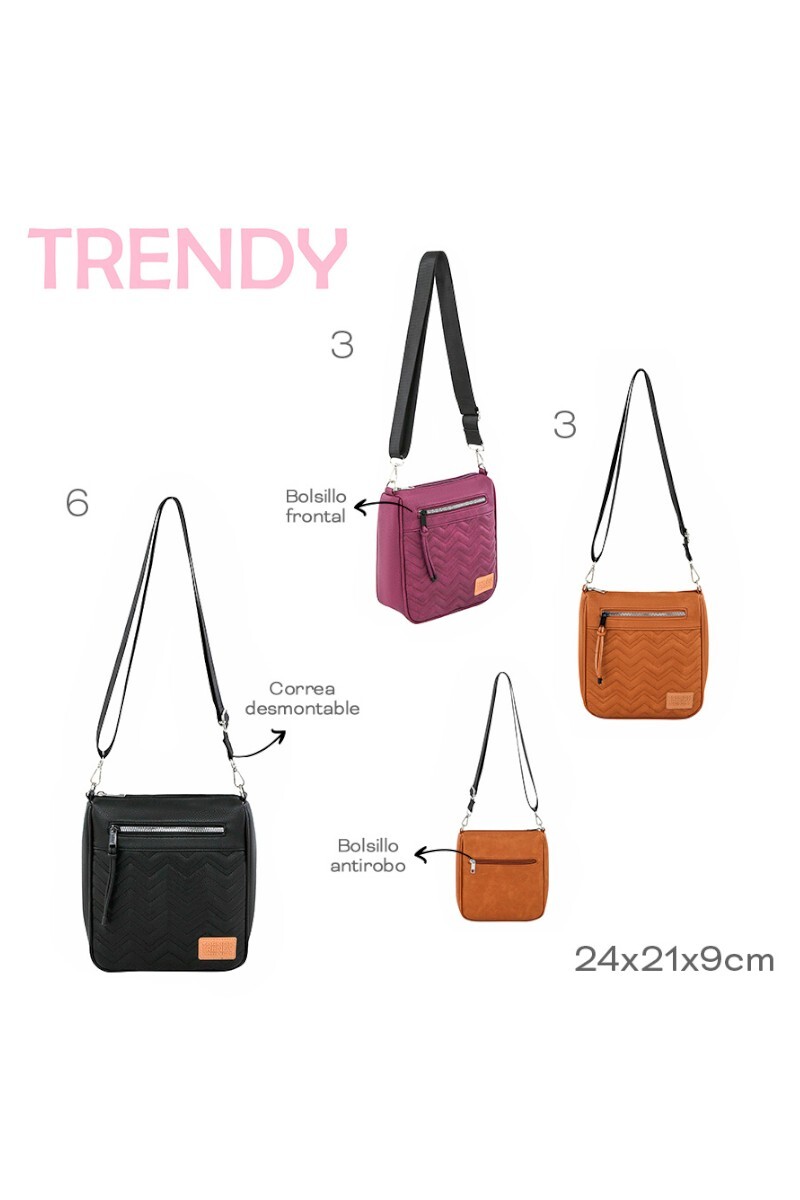 Bandolera Trendy Negro