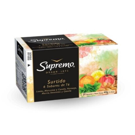 Té Supremo 20 sobres Surtido saborizado